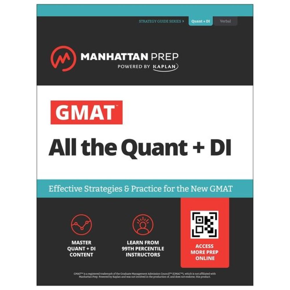 GMAT All the Quant + Di: Effective Strategies & Practice for the New GMAT + Onli